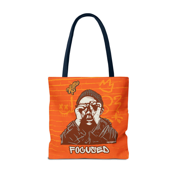 Hustle Mode Tote Bag - Focused Yellow Crown