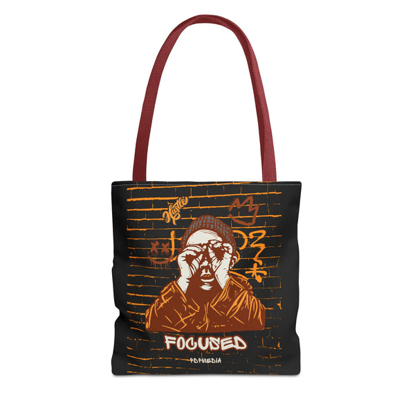 Hustle Mode Tote Bag - Focused Brown Crown