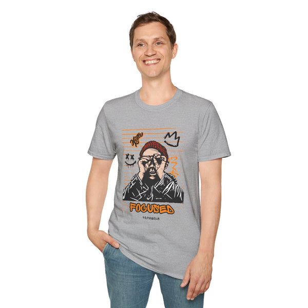 Hustle Mode Tee - Focused Black Crown