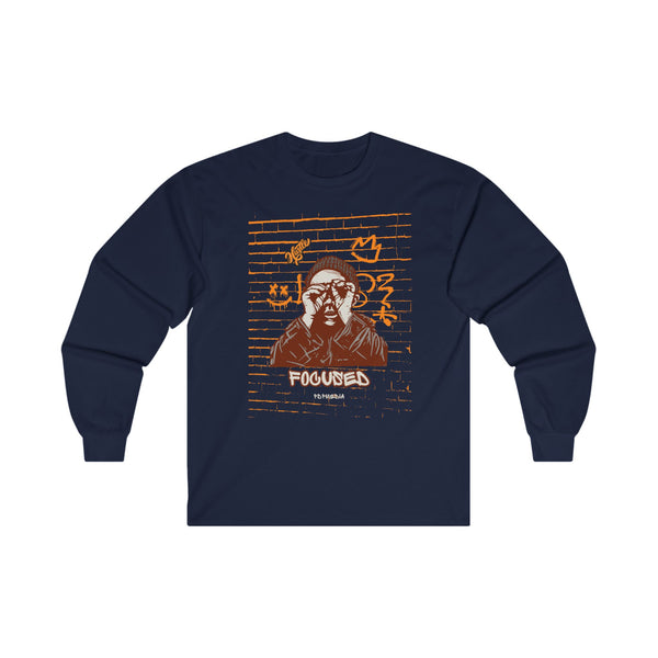 Hustle Mode Long Sleeve - Focused Yellow Crown