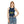 Racer Tank Top - 'Hustle' Crown Design for Women