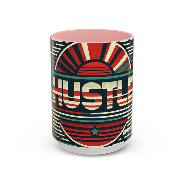 Hustle Mode - Retro Sports Hustle Coffee Mug (11, 15oz) (Gift)