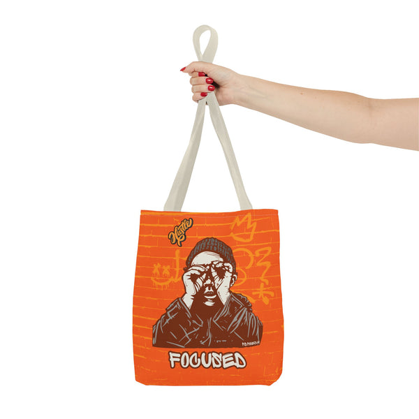 Hustle Mode Tote Bag - Focused Yellow Crown