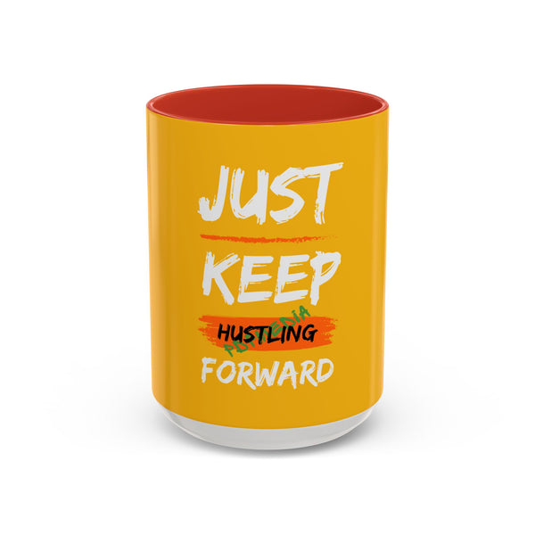 Hustle Mode Coffee Mug (11, 15oz) - Keep Moving Forward (Gift)