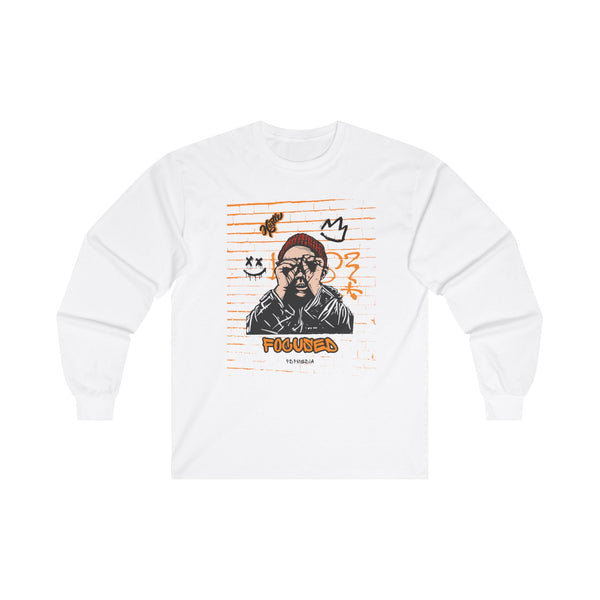 Hustle Mode Long Sleeve - Focused Black Crown