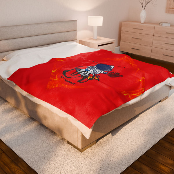 Hustle Mode Plush Blanket - Level Up