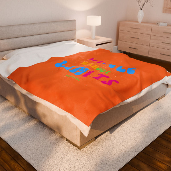 Hustle Mode Plush Blanket - Hustle Without Limits