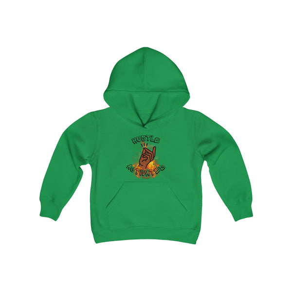 Hustle Mode (Kids) Youth Heavy Blend Hooded Hoodie - Activated