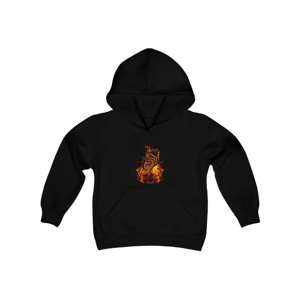 Hustle Mode (Kids) Youth Heavy Blend Hooded Hoodie - Activated