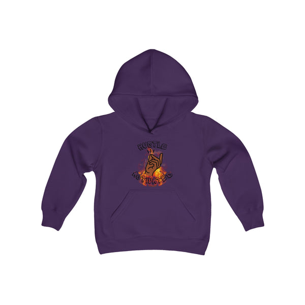 Hustle Mode (Kids) Youth Heavy Blend Hooded Hoodie - Activated