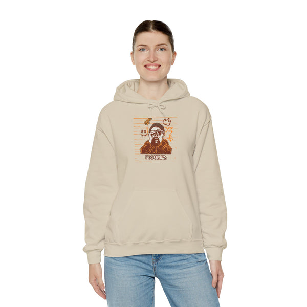 Hustle Mode Hoodie - Focused Brown Crown