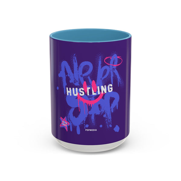 Hustle Mode Coffee Mug (11, 15oz) - Never Stop (Gift)