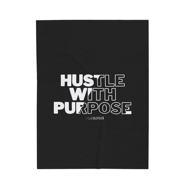 Hustle Mode Plush Blanket - Hustle With Purpose