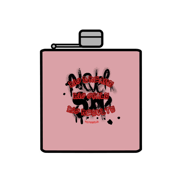 Flask, Hustle Mode - Stainless Steel 6oz (Big Dreams)