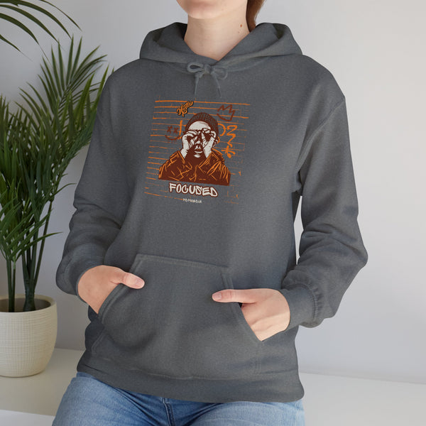 Hustle Mode Hoodie - Focused Brown Crown