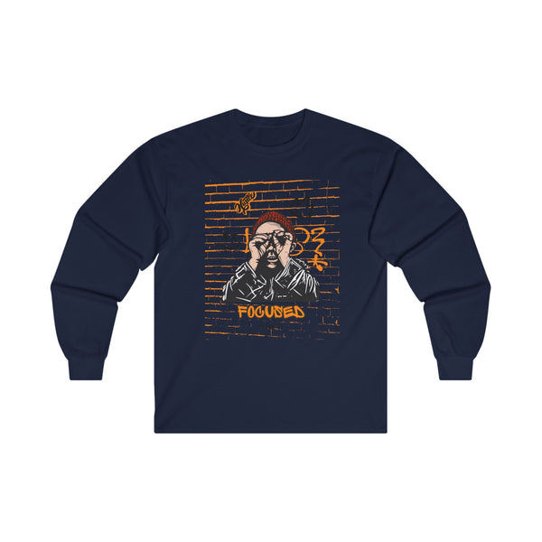 Hustle Mode Long Sleeve - Focused Black Crown