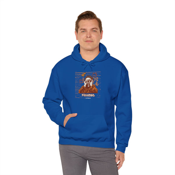 Hustle Mode Hoodie - Focused Brown Crown