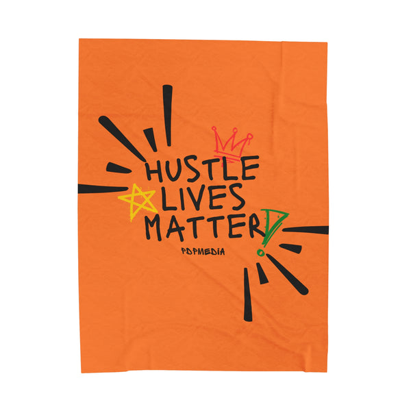 Hustle Mode Plush Blanket - Hustle Lives Matter