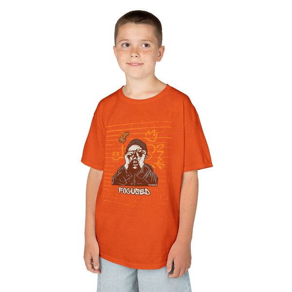 Kids Hustle Mode Tee - Focused