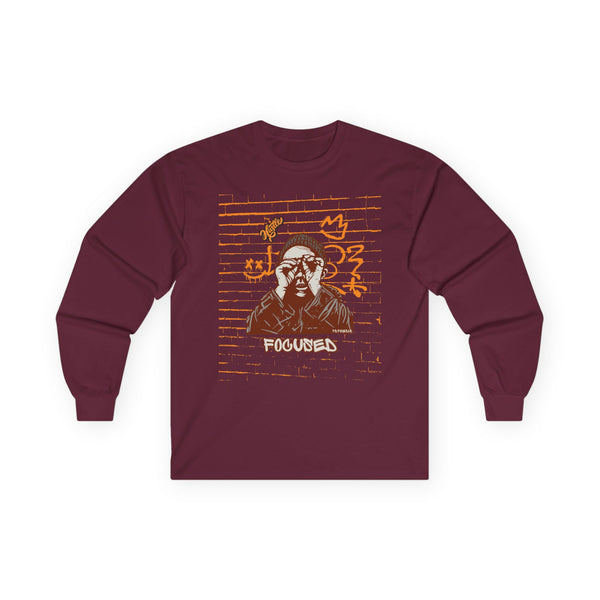 Hustle Mode Long Sleeve - Focused Yellow Crown