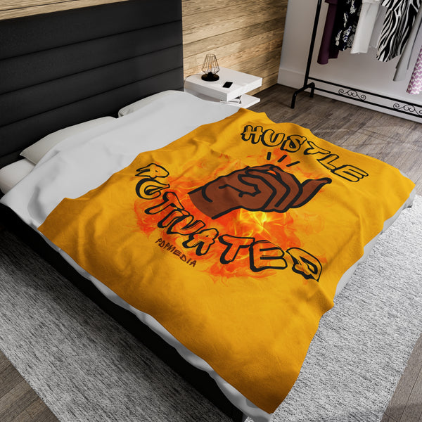 Hustle Mode Plush Blanket - Activated