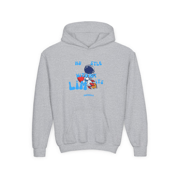 Hustle Mode (Kids) Youth Heavy Blend Hooded Hoodie - Without Limits