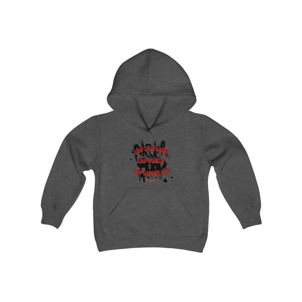 Hustle Mode (Kids) Youth Heavy Blend Hooded Hoodie - Big Dreams