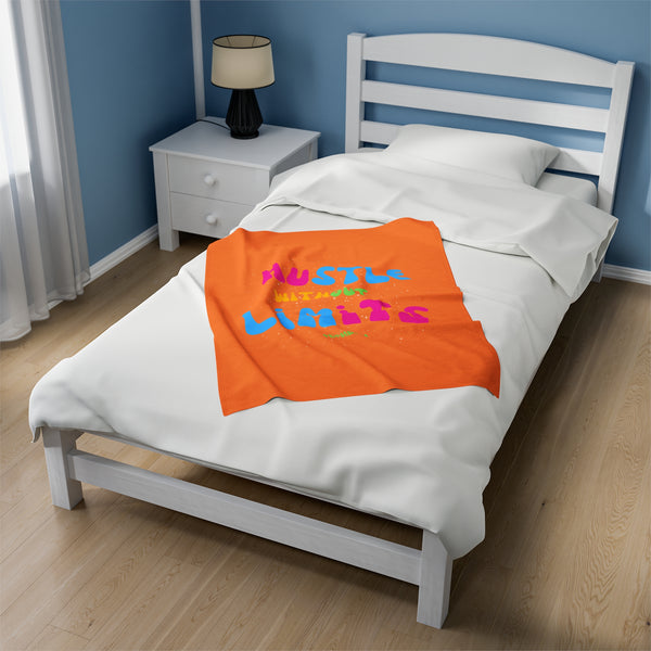 Hustle Mode Plush Blanket - Hustle Without Limits