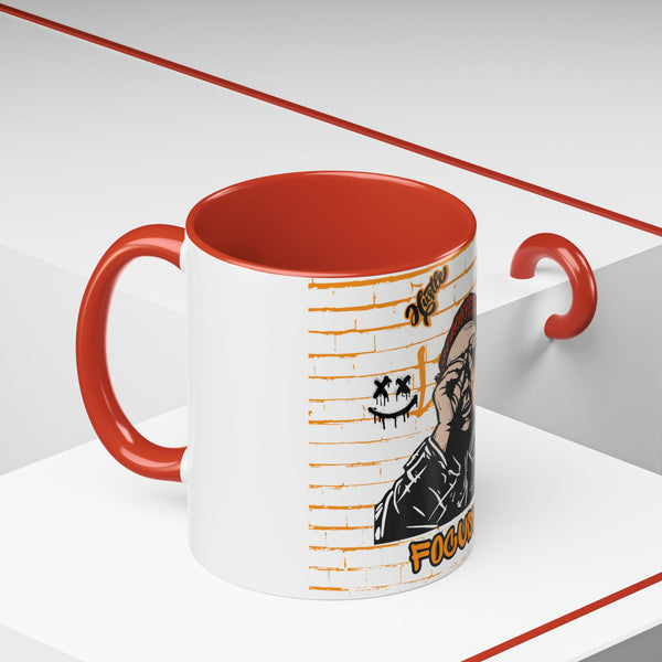 Hustle Mode Coffee Mug - Focused Black Crown (11, 15oz) (Gift)