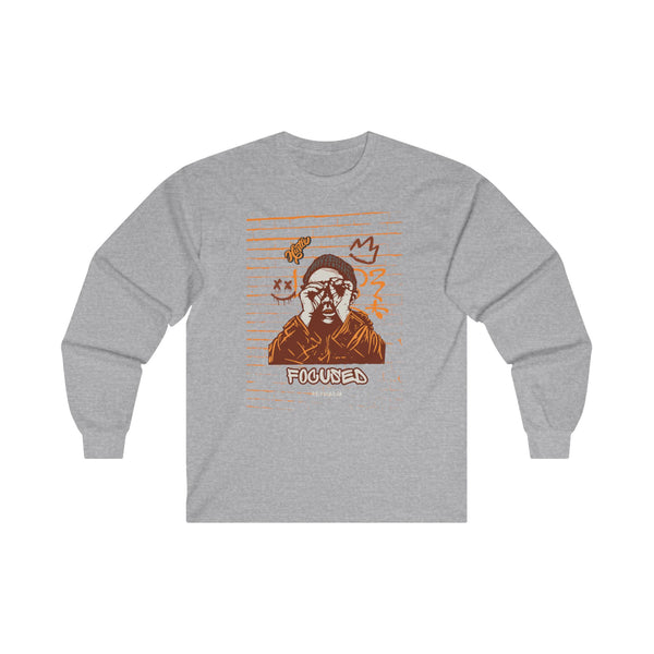 Hustle Mode Long Sleeve - Focused Brown Crown