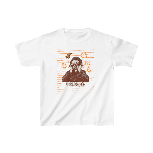 Kids Hustle Mode Tee - Focused