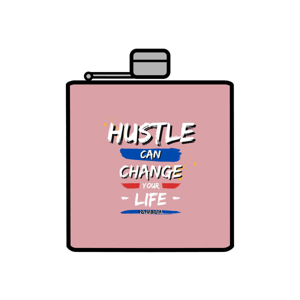 Flask, Hustle Mode - Stainless Steel 6oz (Change Your Life)