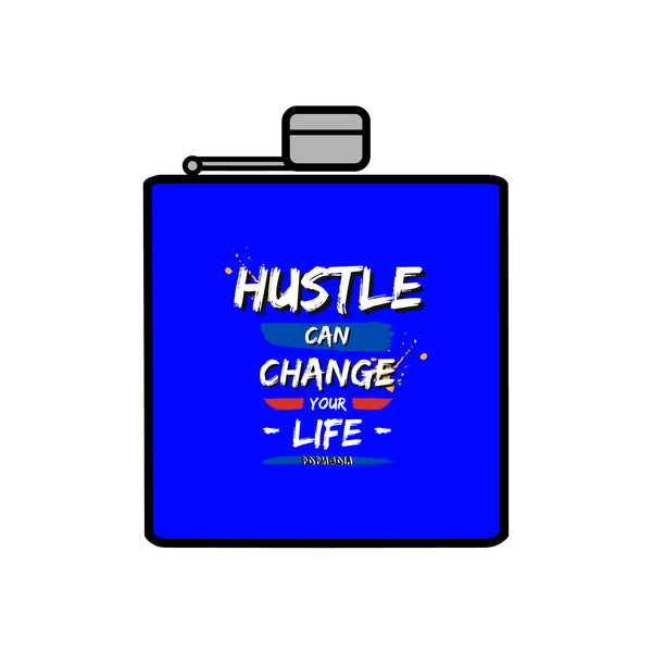 Flask, Hustle Mode - Stainless Steel 6oz (Change Your Life)