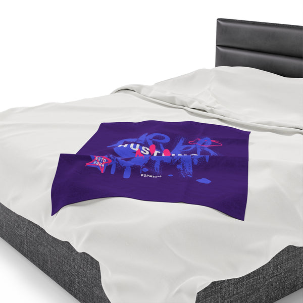 Hustle Mode Plush Blanket - Never Stop