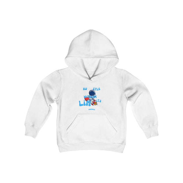 Hustle Mode (Kids) Youth Heavy Blend Hooded Hoodie - Without Limits