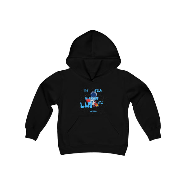 Hustle Mode (Kids) Youth Heavy Blend Hooded Hoodie - Without Limits