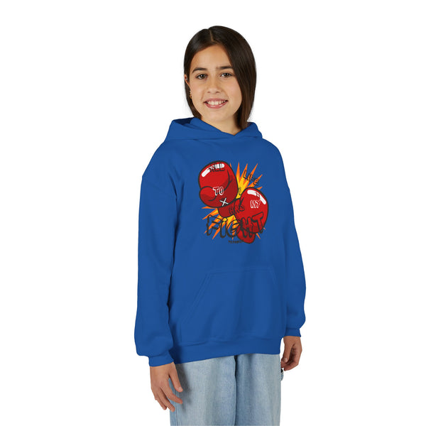 Hustle Mode (Kids) Youth Heavy Blend Hooded Hoodie - All My Life