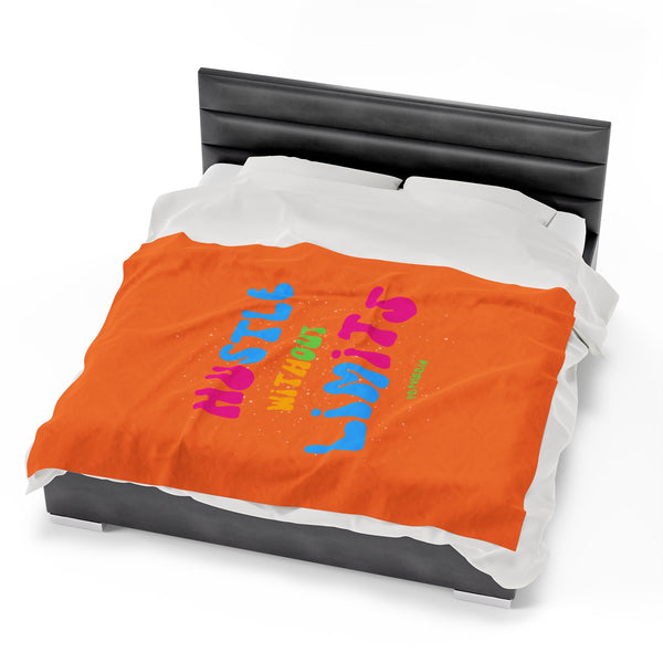 Hustle Mode Plush Blanket - Hustle Without Limits