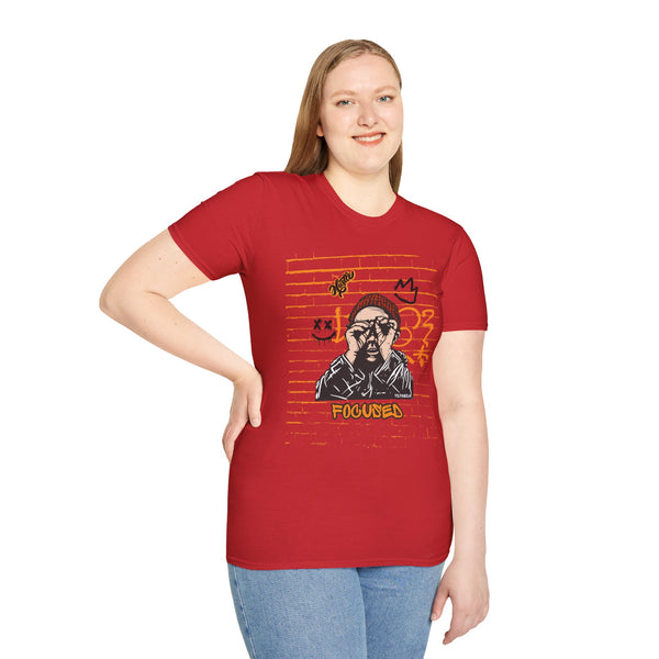 Hustle Mode Tee - Focused Black Crown