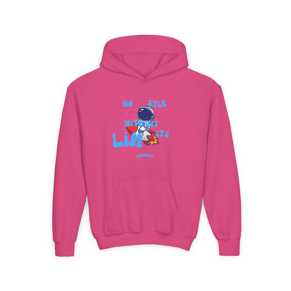 Hustle Mode (Kids) Youth Heavy Blend Hooded Hoodie - Without Limits