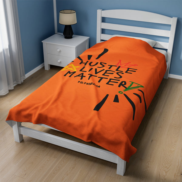 Hustle Mode Plush Blanket - Hustle Lives Matter