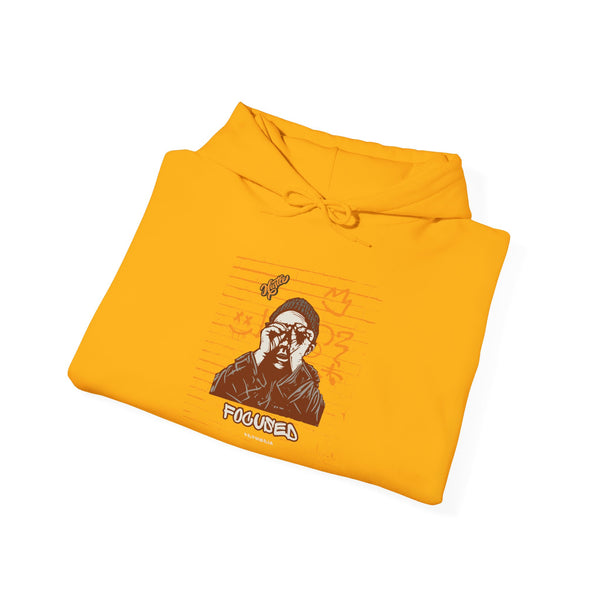 Hustle Mode Hoodie - Focused Yellow Crown