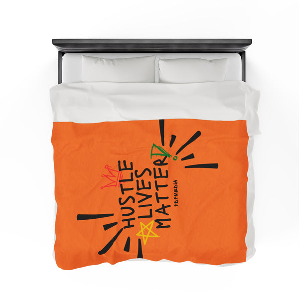 Hustle Mode Plush Blanket - Hustle Lives Matter