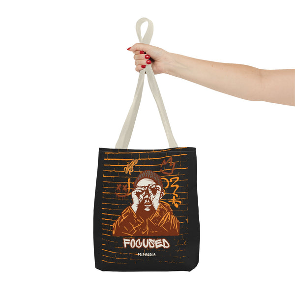 Hustle Mode Tote Bag - Focused Brown Crown