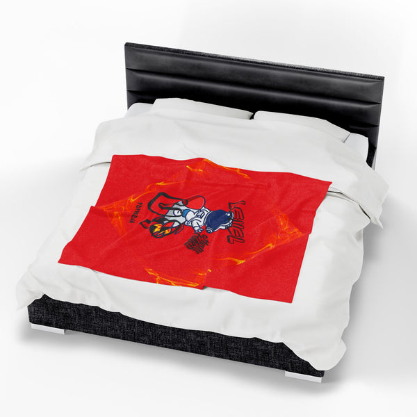Hustle Mode Plush Blanket - Level Up