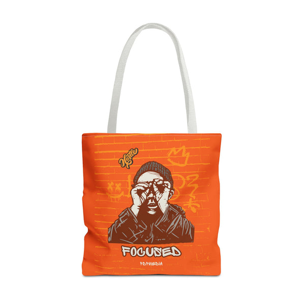 Hustle Mode Tote Bag - Focused Yellow Crown