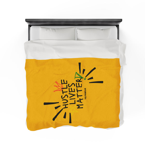 Hustle Mode Plush Blanket - Hustle Lives Matter