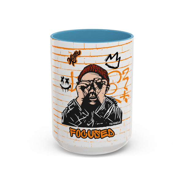 Hustle Mode Coffee Mug - Focused Black Crown (11, 15oz) (Gift)