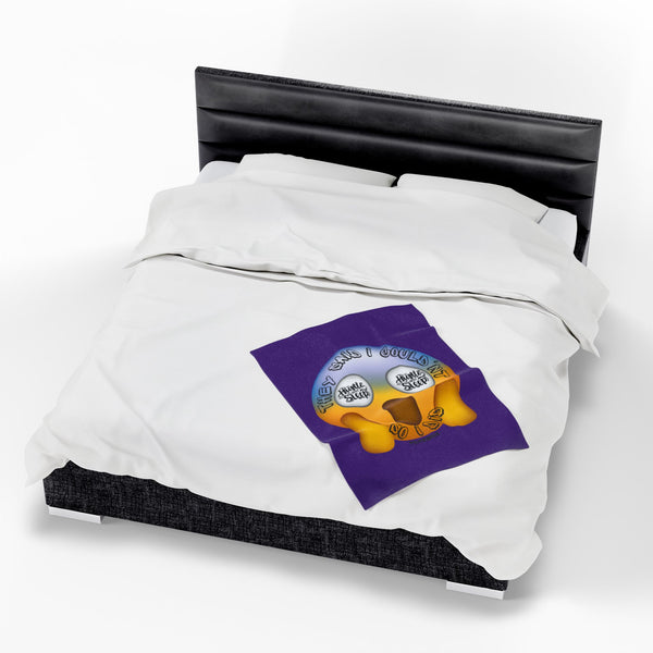 Hustle Mode Plush Blanket - They Said I Couldn't