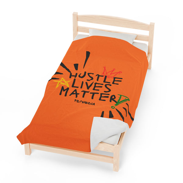 Hustle Mode Plush Blanket - Hustle Lives Matter